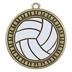 vl224vb Colorful Volleyball Medals