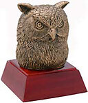 Owl Mascot Trophy